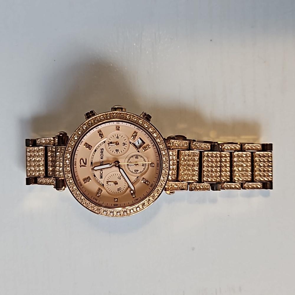 Michael Kors Uptown Glam Parker Chronograph Women's Watch